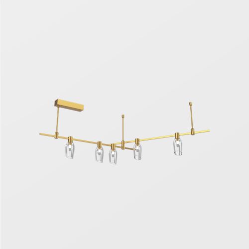 Каркас модульного освітлення SM 8880 L 2*1000 Brass 60W
