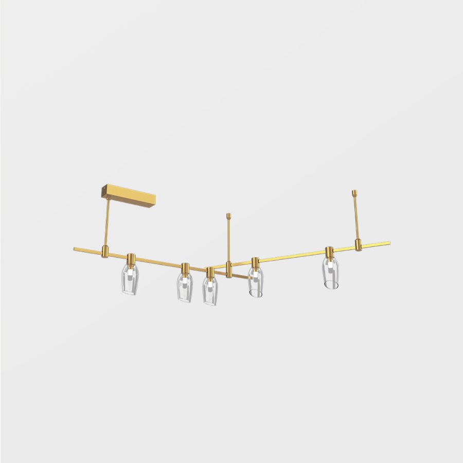 Каркас Модульная система освещения SM 8880 L 2*1000 Brass 60W