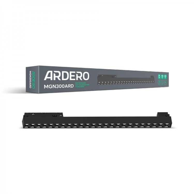 Магнітний Лед світильник в Трек Ardero MGN300ARD 18W 4000К чорний