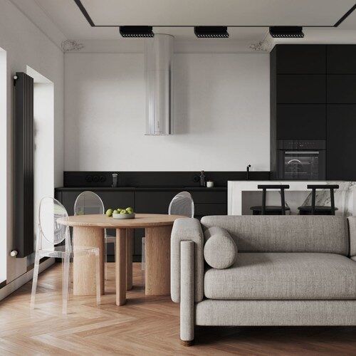 Магнитный трековый светильник FERON MGN301 12W 4000К Черный