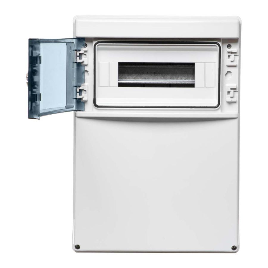 Розподільний щит під розетки IDE 12 модулів 436x310x147мм, IP65 з шинами N і PE (CSN12PT/RR)