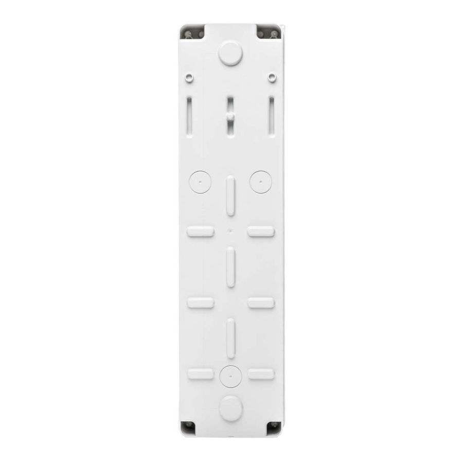 Розподільний щит під розетки IDE з отворами 4 модуля 385x102x105мм, IP65 (CSN4PT/R)
