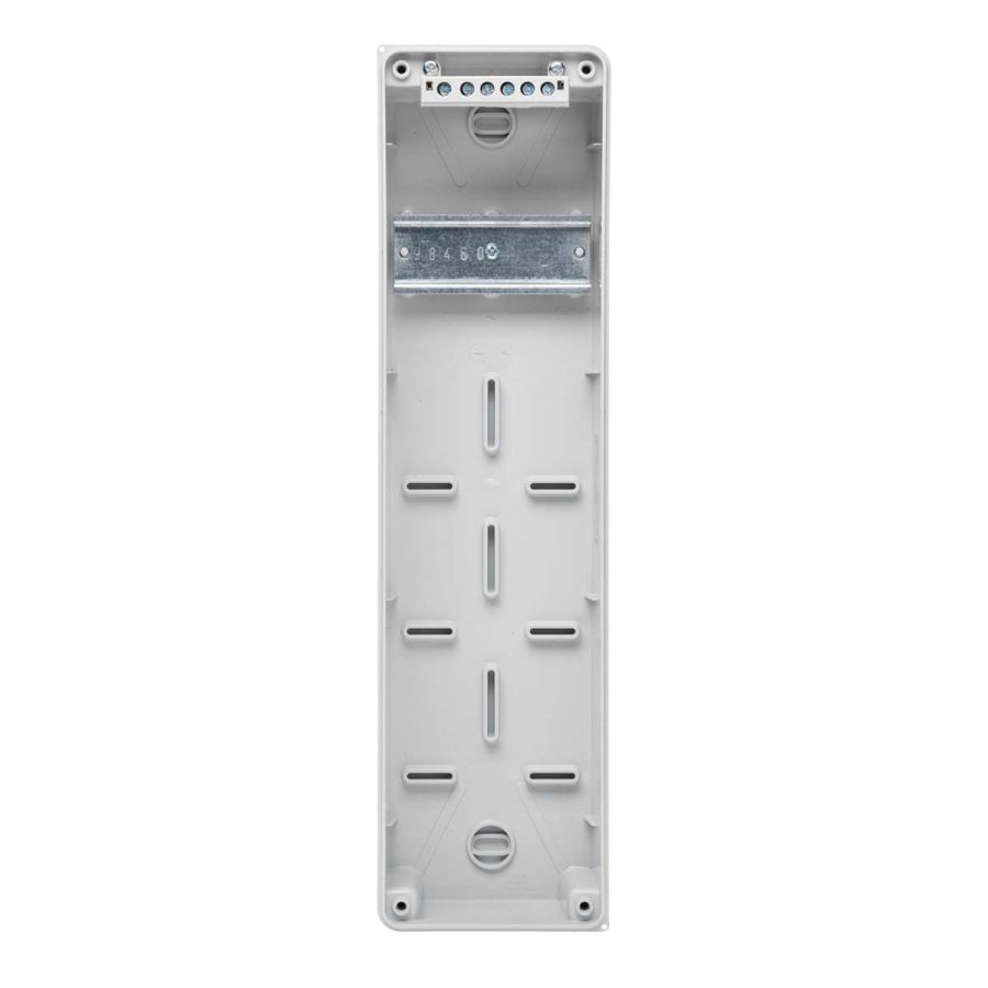 Розподільний щит під розетки IDE з отворами 4 модуля 385x102x105мм, IP65 (CSN4PT/R)