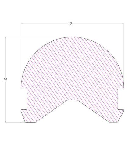 Неоновый рассеиватель Silicone - 12мм Белый