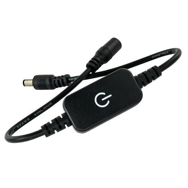 Димер OEM 6A M-T72 Touch Black 72Вт 1 кнопка на корпусі