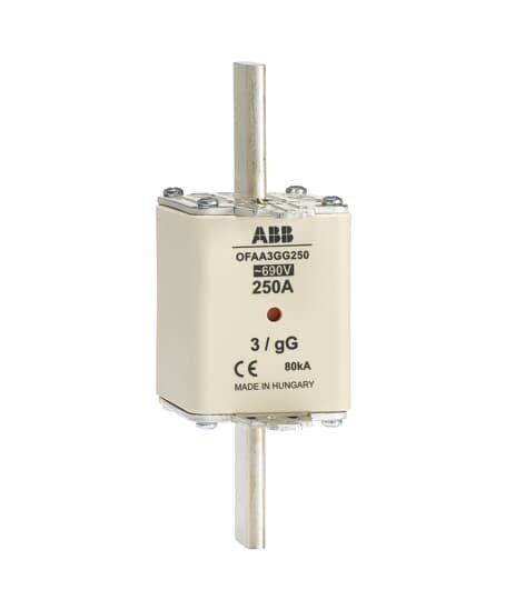 OFAA3GG315 Плавка вставка HRC до запобіжника, тип DIN