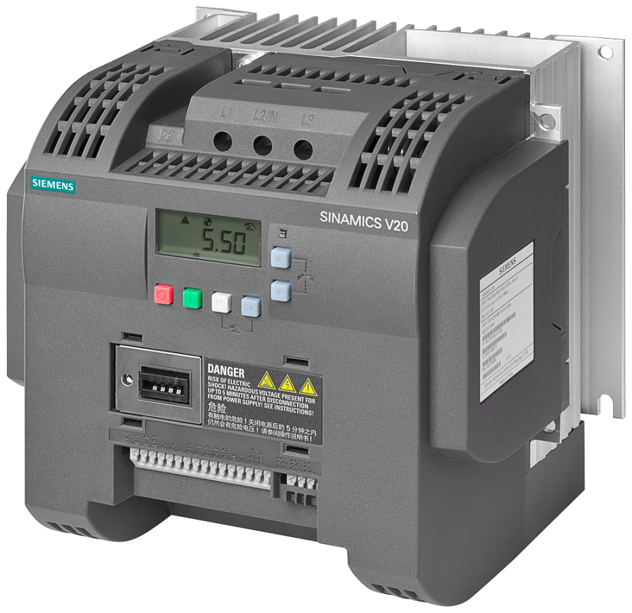 6SL3210-5BE25-5UV0  SINAMICS V20, 3AC 400V 5.5kW UNF