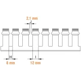 Перфорований короб 120х60мм Klemsan KKN 12060 2м (0.0.0.5.52023)