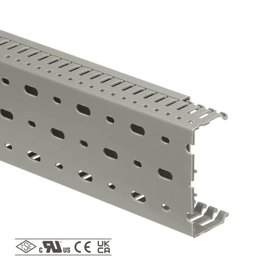 Перфорированный короб 80х40мм Klemsan KKD 8040 2м (0.0.0.5.558040)