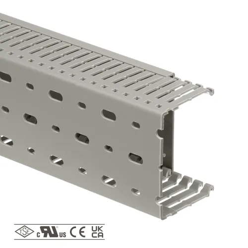 Перфорированный короб 80х60мм Klemsan KKD 8060 2м (0.0.0.5.558060)