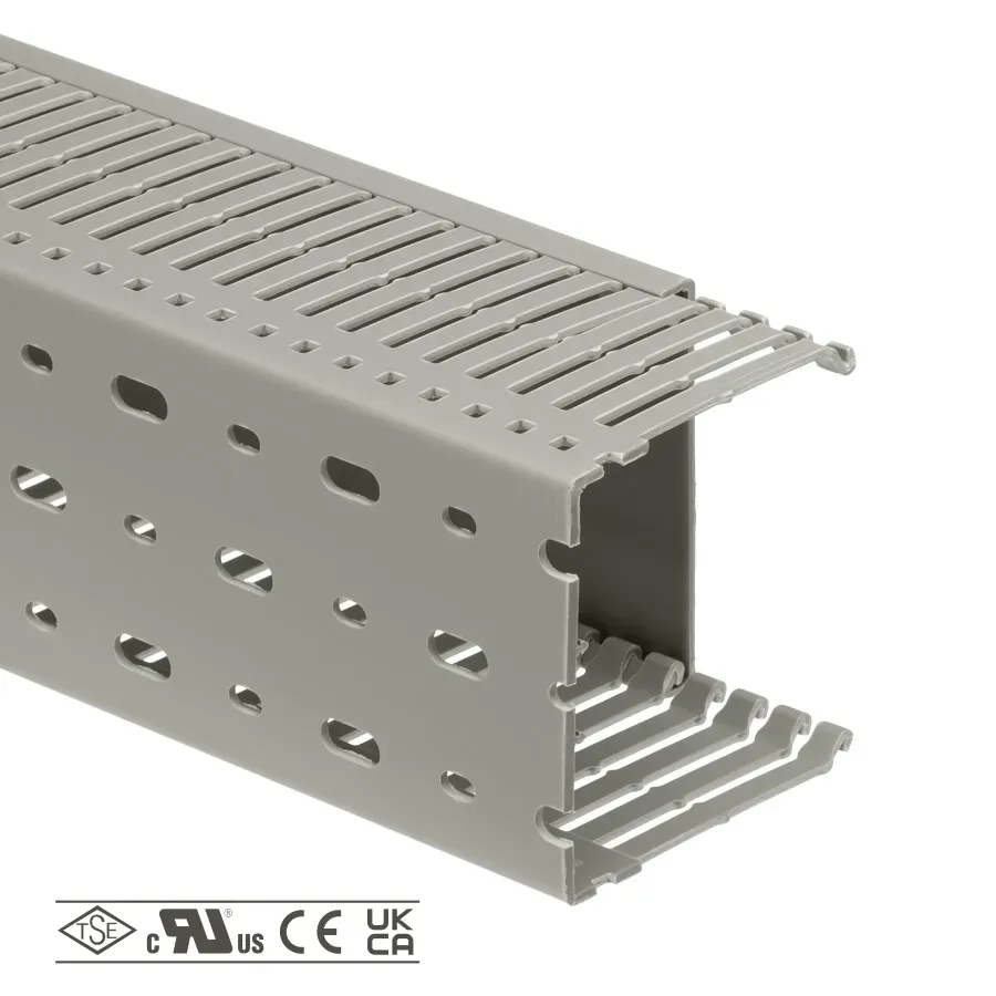 Перфорований короб 80х80мм Klemsan KKD 8080 2м (0.0.0.5.558080)