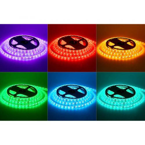 Лед стрічка AVT 24В 2835-120 14,4Вт RGB IP20