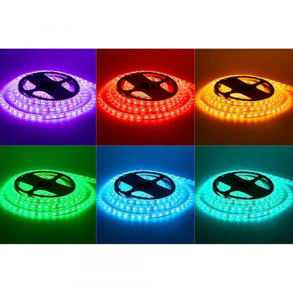 LED лента 24В 2835-120 14,4Вт RGB IP20