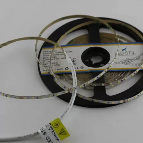 Лед стрічка led-stil DFN2216-120A4-IP33-24V 120-2216-24V-IP33 7,2W 600Лм 4000K CRI 80