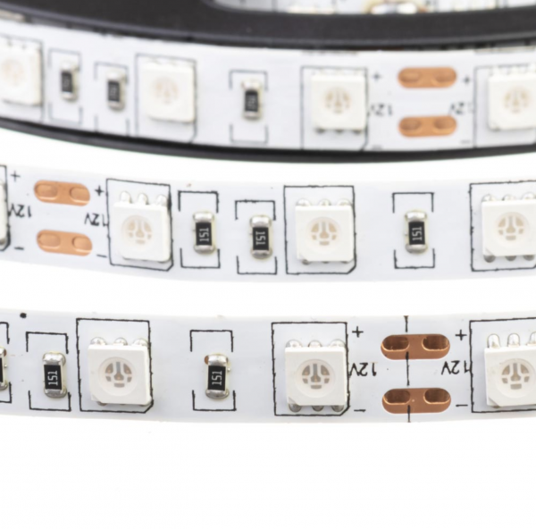 Лед стрічка MTK 12В 5050-60 14,4Вт МТК-300Y Жовтий IP20