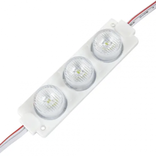 Лед модуль (кластер) 12В BRT XG6 3030-3led W 3Вт 7000K IP65 лінза 3 бочки