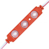 Светодиодный модуль кластер 12В BRT XG191 5630-3led W 1,5Вт RED Красный IP65 с линзой полусфера