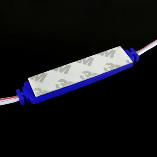 Светодиодный модуль кластер 12В BRT XG192 5630-3led W 1,5Вт BLUE Синий IP65 с линзой полусфера