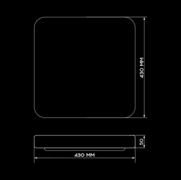 Светодиодный светильник SMART SML-S21-80/2-DIY 3000-6000K 80Вт с д/у