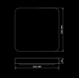 Светодиодный светильник SMART SML-S21-90/2-DIY 3000-6000K 90Вт с д/у