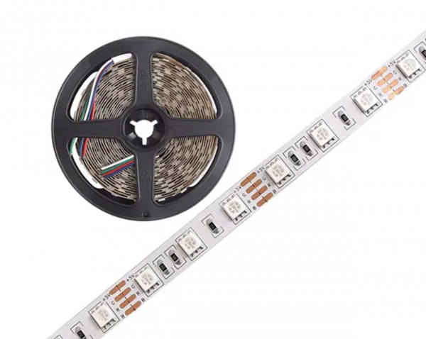 Світлодіодна LED стрічка PROLUM™ 5V; 5050\60; IP20; Series "S", RGB