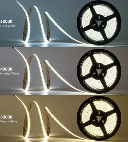 Світлодіодна LED стрічка PROLUM™ 24V; СОВ; 320; LED; IP20; Series "PRO", Білий (5500-6000К)