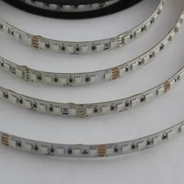 Лед стрічка led-stil DFN4040-120A-IP33-RGB-24V 120-4040-24V-IP33 14,4W RGB CRI 85+