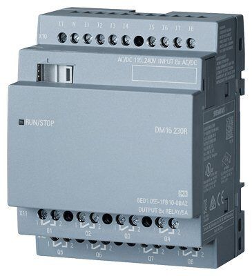 6ED1055-1FB10-0BA2 Дискретний модуль розширення LOGO! DM16 230R