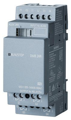 6ED1055-1HB00-0BA2 Дискретний модуль розширення LOGO! DM8 24R