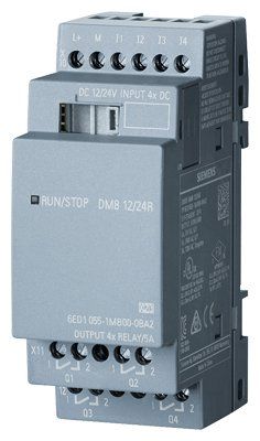 6ED1055-1MB00-0BA2 Дискретний модуль розширення LOGO! DM8 12/24R