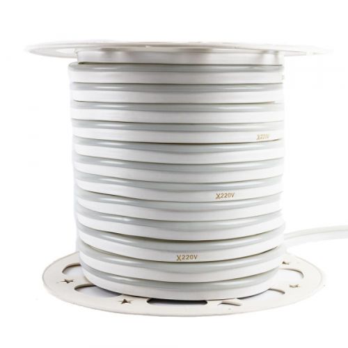Лед стрічка НЕОН AVT 220В 51 10х17мм 120WW2835 10Вт IP65 2700-3500К