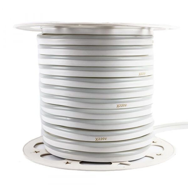 Лед стрічка НЕОН AVT 220В 51-R 10х17мм 120R2835 10Вт IP65 Червоний