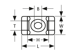 Площадка під стяжки STM 1 чорна (100шт./уп.)