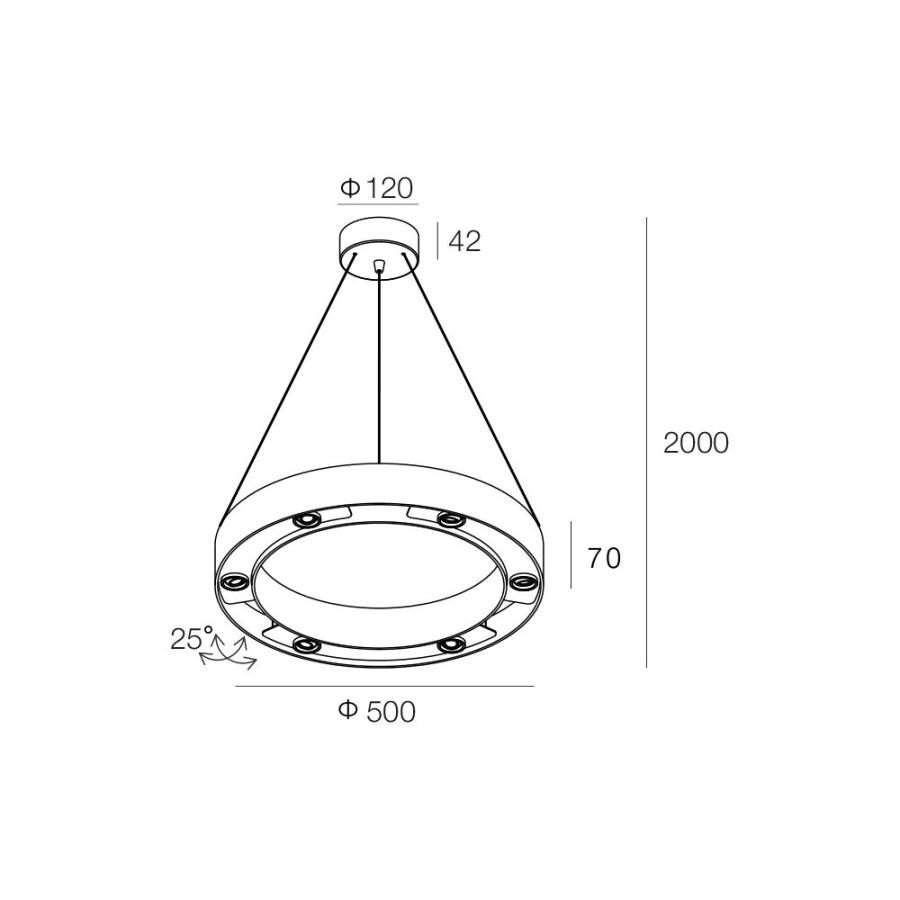 Skarlat RHL74110 63W BK 4000K
