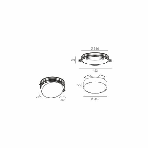 Skarlat RDL73030 30W WH 3000K