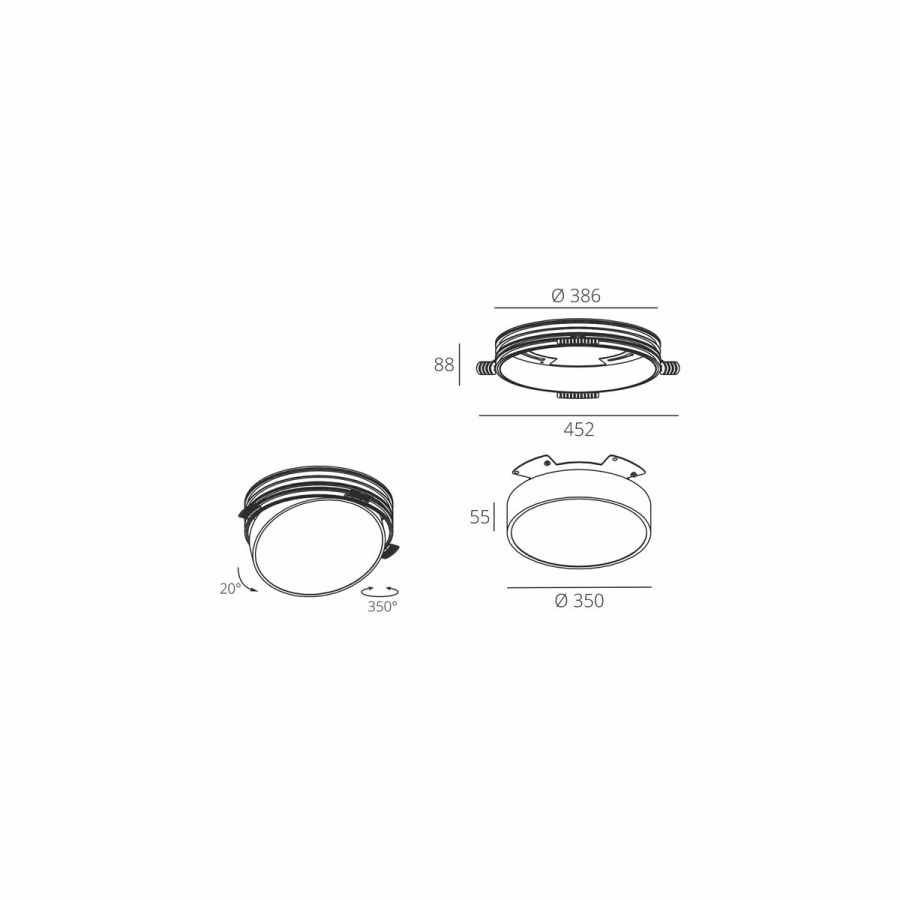 Skarlat RDL73030 30W WH 3000K