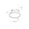 Skarlat RDL73076 7W WH 4000K