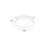 Skarlat RDL74016-3,5 7W WH 3000K IP44