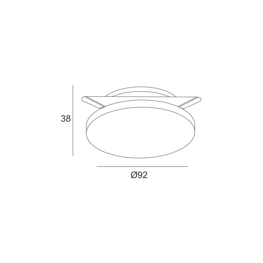 Skarlat RDL74016-3,5 7W WH 3000K IP44