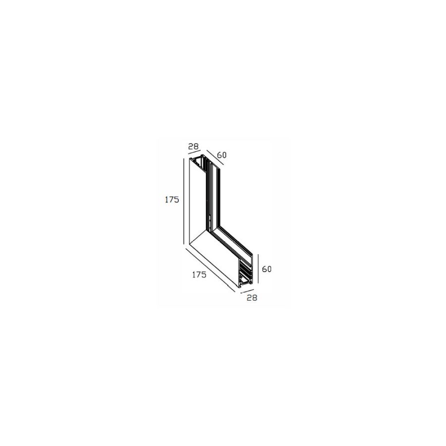 Наружный соединитель трековой шины RGD M48V IC BK