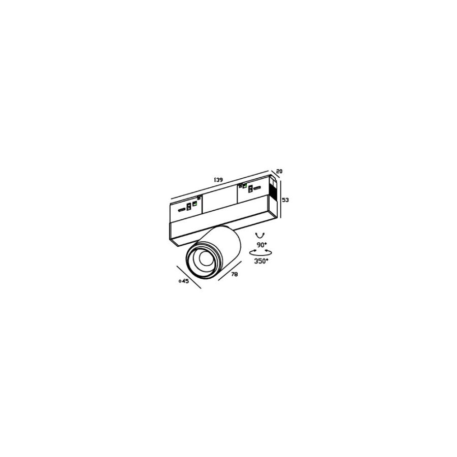 Skarlat RGD2027 7W BK 4000K