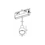 Светильник трековый магнитный RGD2032 5W BK+RGD 3000K Черный