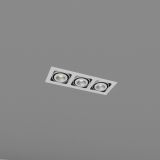 Skarlat RGL7115-3 3х12W WH+BK 4000K