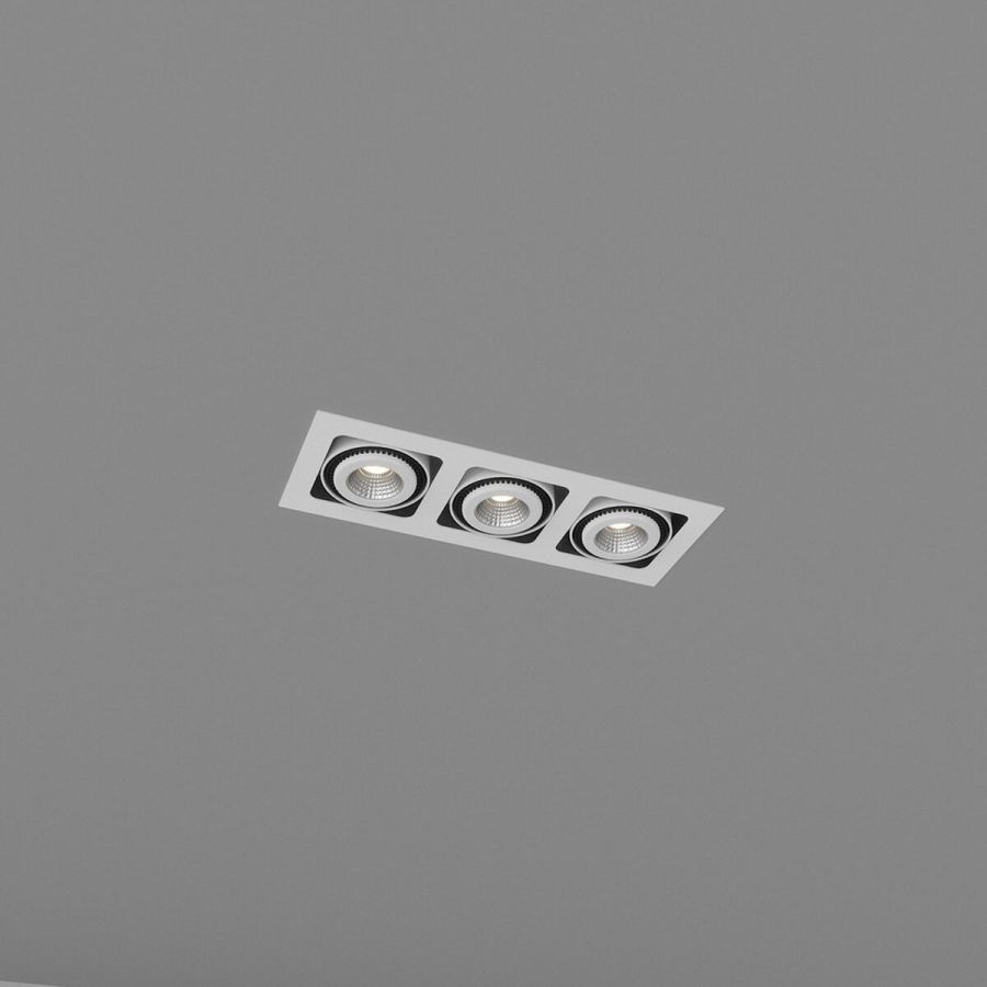 Skarlat RGL7115-3 3х12W WH+BK 4000K