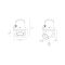 Skarlat RGL7117-1 1х12W WH+BK 3000K