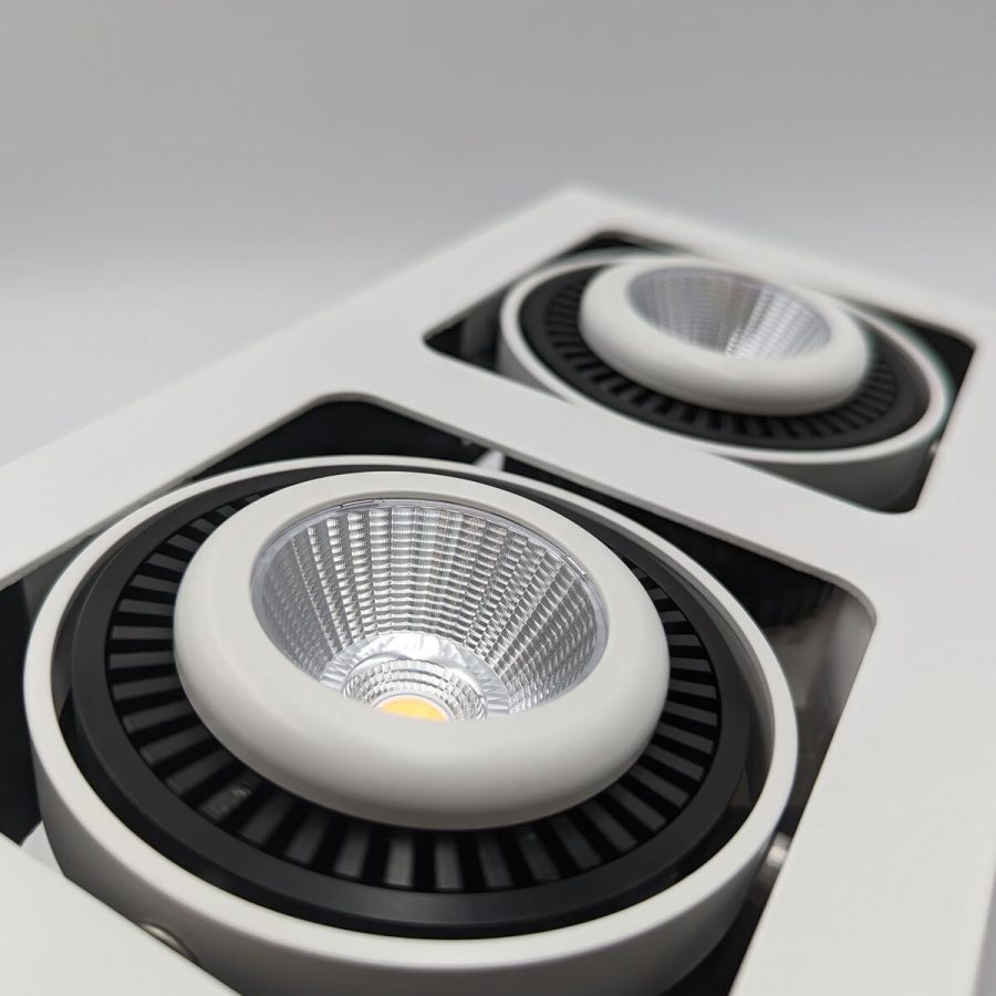 Skarlat RGL7115-2 2х12W WH+BK 4000K