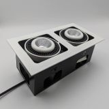 Skarlat RGL7115-2 2х12W WH+BK 4000K