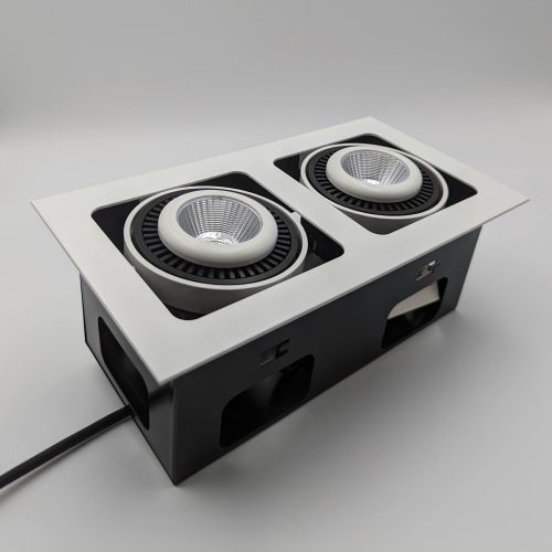 Skarlat RGL7115-2 2х12W WH+BK 3000K