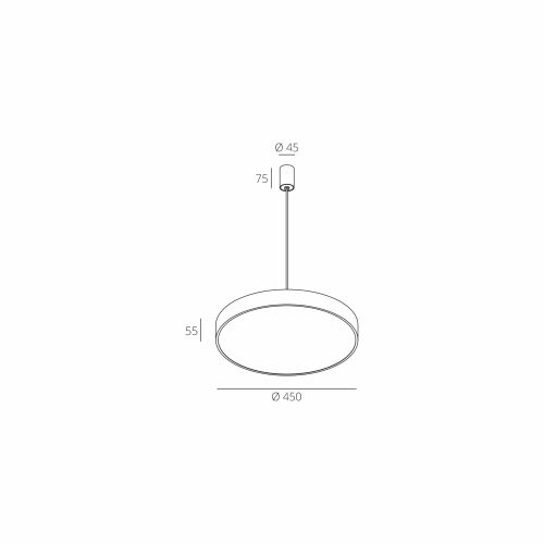 Skarlat RHL73029 40W BK 4000K