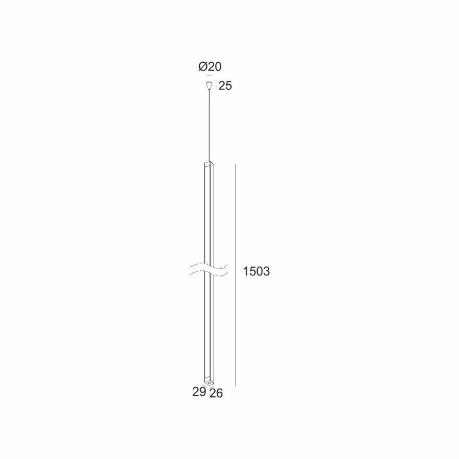 Skarlat RHL77007 30W BK 3000K